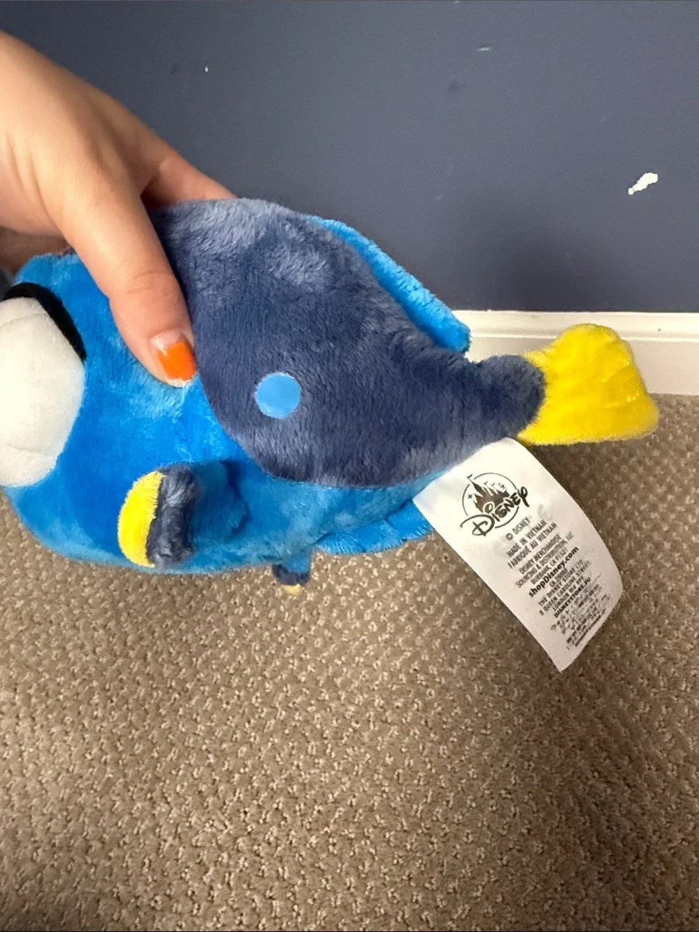Authentic Disney Store Baby Dory Stuffed Animal